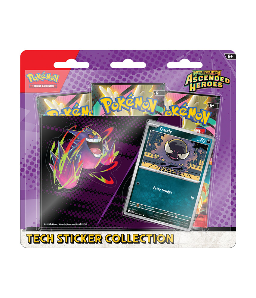 Pokemon TCG: Ascended Heroes - Tech Sticker Collection Gastly